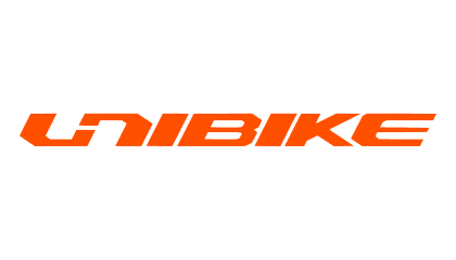 Logo „UNIBIKE” na czarnym tle.